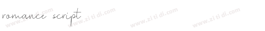 romance script字体转换 romance script字体转换